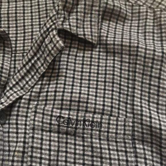 Calvin Klein cotton flannel pajama set - Picture 4 of 9